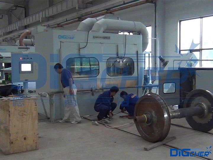 高速動車組輪對超高壓水除漆系統(tǒng)