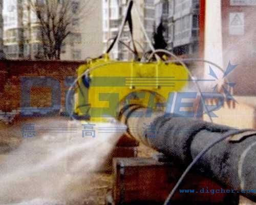 高壓水射流自動化海底管道進給支架