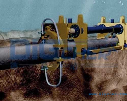 高壓水海底管道自動進給支架